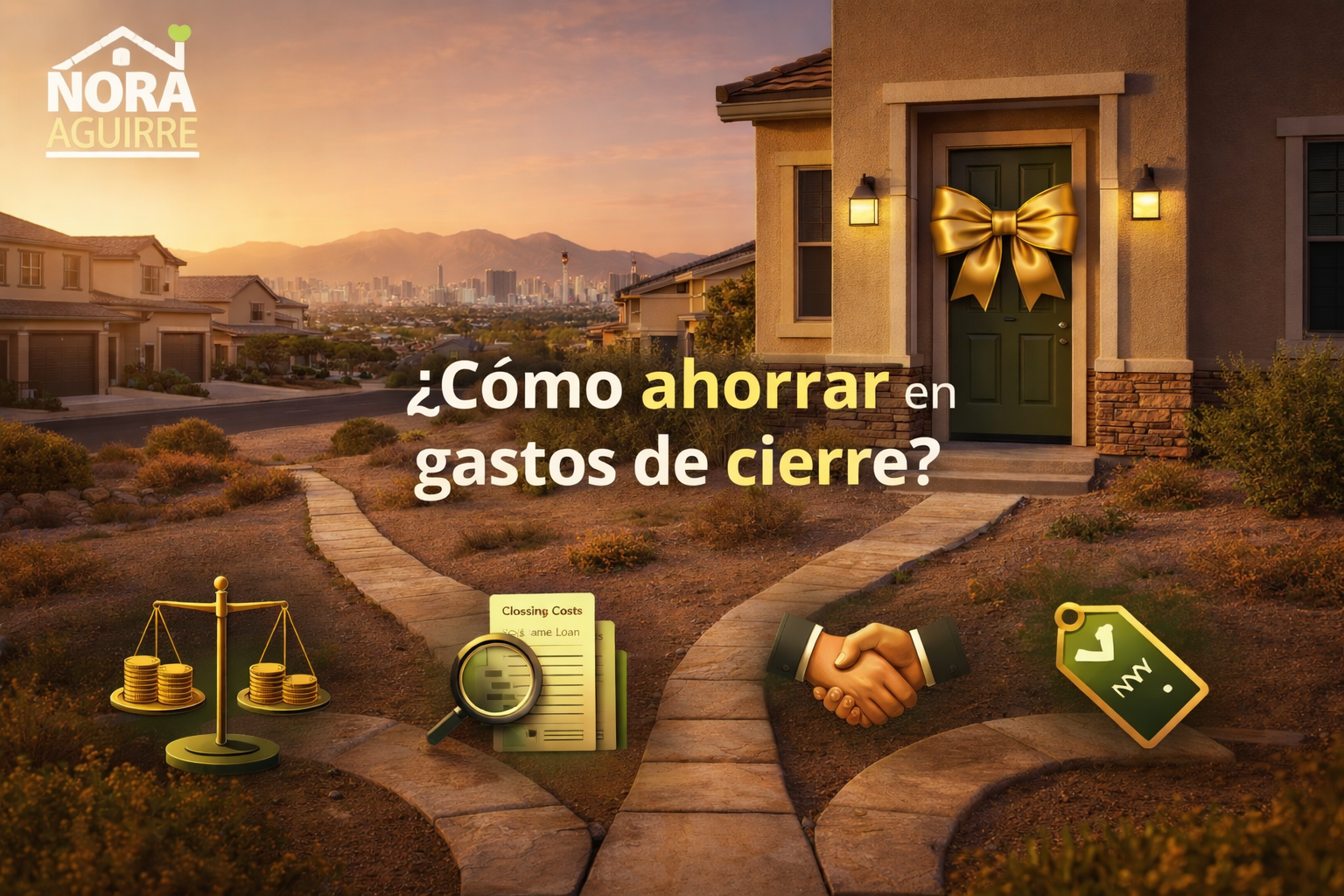 Como ahorrar en gastos de cierre al comprar casa en Las Vegas