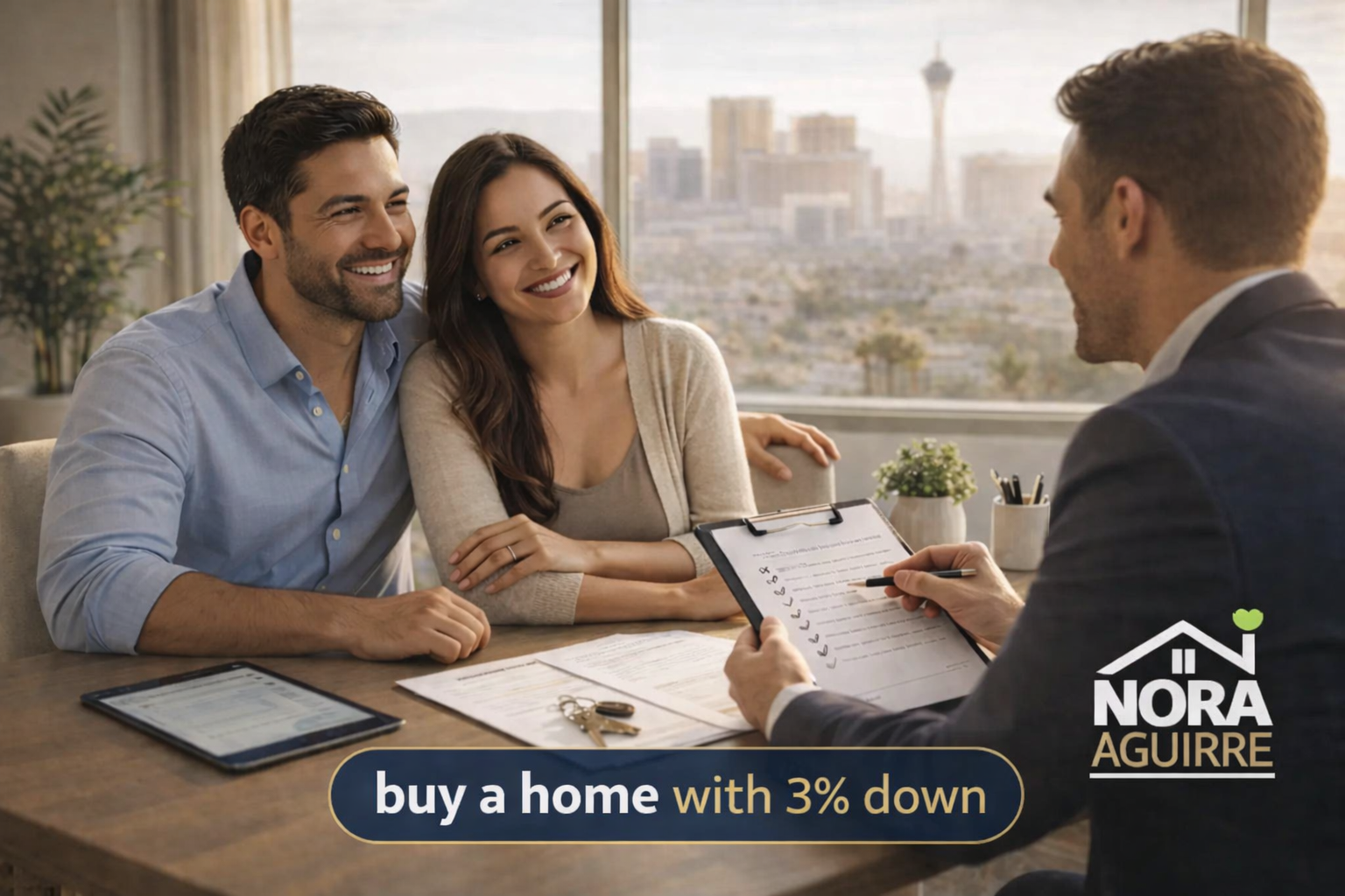 buy a home with 3% down