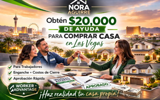 ayuda para comprar casa en Las Vegas